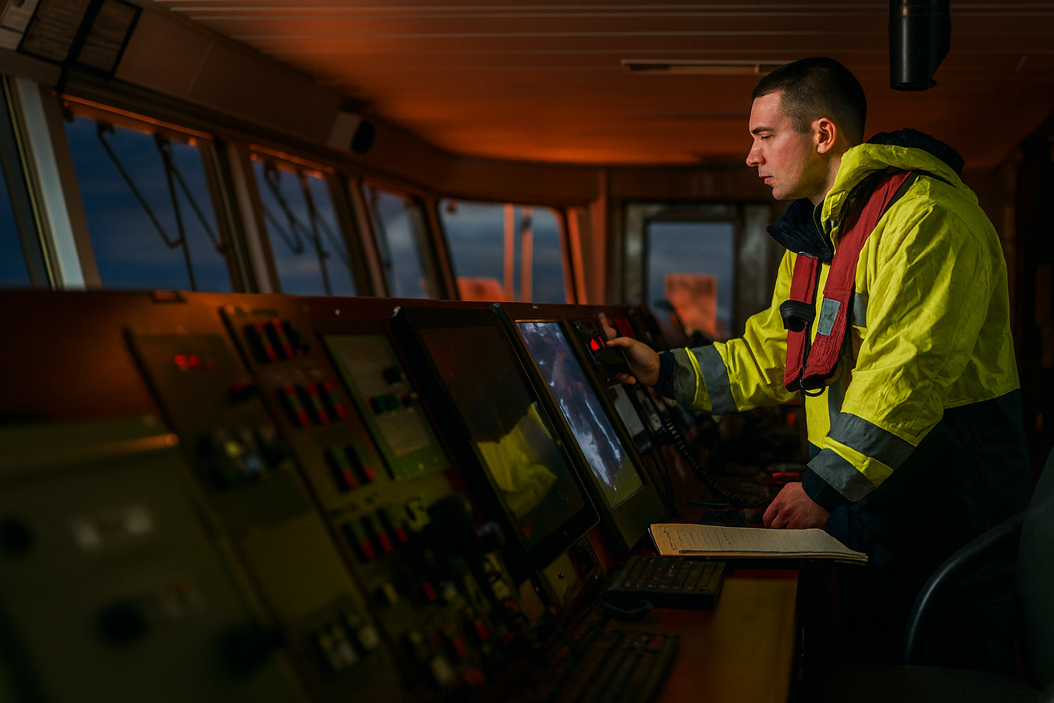 Mannskap på dekk – Botten Aquaservice